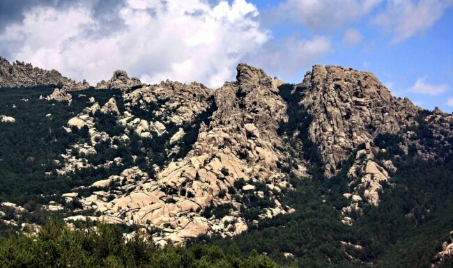 Vista del conjunto alto del sector Este - La Pedriza