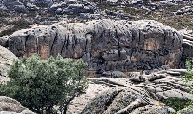Vista del Contrafuerte de Peñas Cagás - La Pedriza
